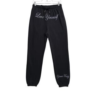 "Yours Truly" Graphic Joggers|Cozy Streetwear Sweatpants|Soft Lounge Essentials